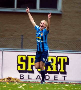  Emma Lundh, Djurgården (jubel, glädje)