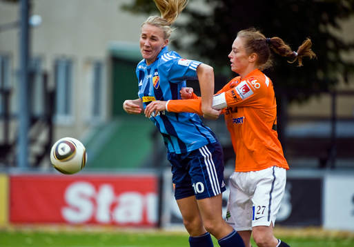  Emma Lundh, Djurgården och Alexandra Nilsson, Sunnanå