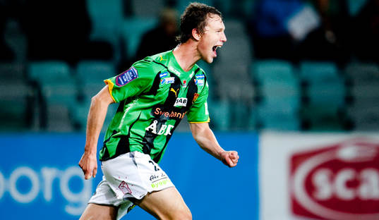  Eyjolfur Hedinsson, GAIS jubel.