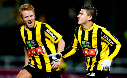  Josef Karlsson, Paulinho, Häcken jubel.