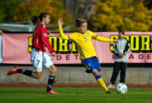  Maria Rolke, Norge och Olivia Hedman, Sverige.  