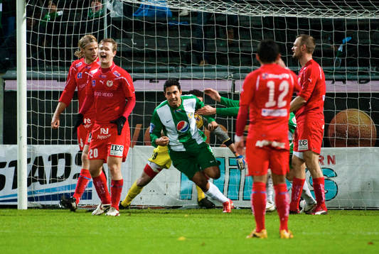  Sebastian Castro-Tello, Hammarby jubel efter 2-0