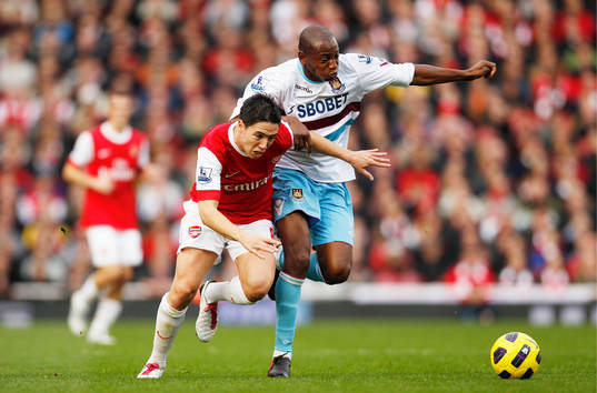  Samir Nasri, Arsenal och Luis Boa Morte, West Ham.
