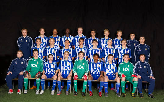 Främre raden från vänster: Christian Djuvfelt, Linus