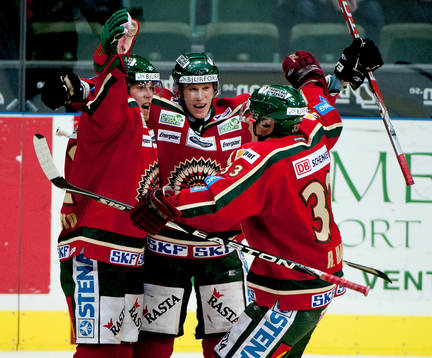 Mika Pyörälä, Toni Koivisto och Riku Haal, Frölunda