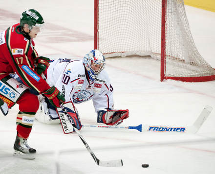 Carl Klingberg, Frölunda, Fredrik Norrena, målvakt