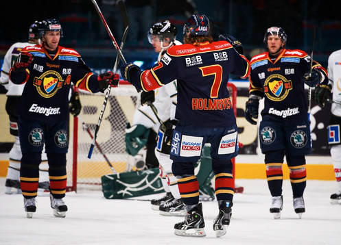 Marcus Nilson, Andreas Holmqvist, och Jimmie Ölvestad,