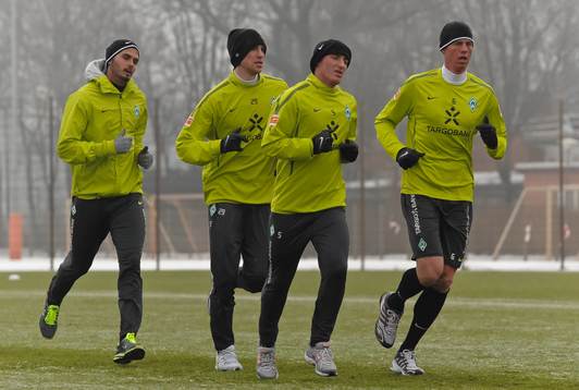  Denni Avdic, Per Mertesacker, Said Husejinovic och Tim Borowski