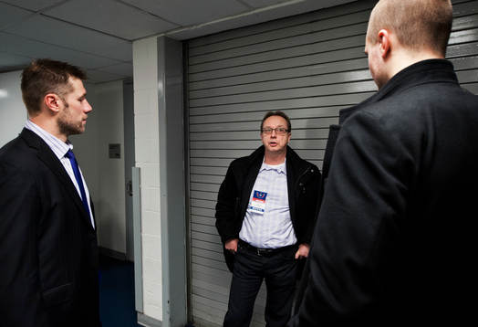 Sveriges förbundskapten Pär Mårts träffar Mattias