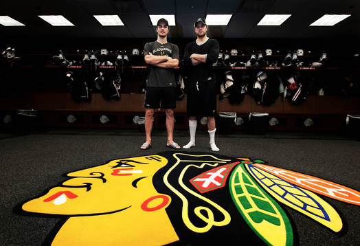 Niklas Hjalmarsson och Viktor Stålberg, Chicago