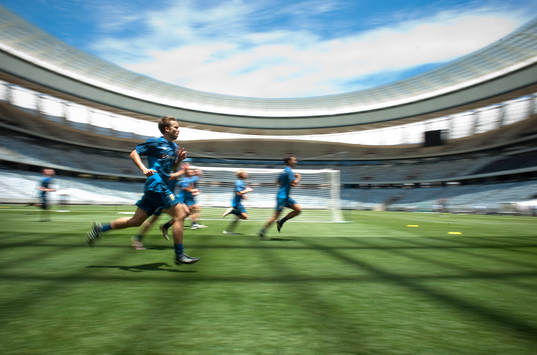  Maxtest efter träningen för att kolla nivån på spelarna