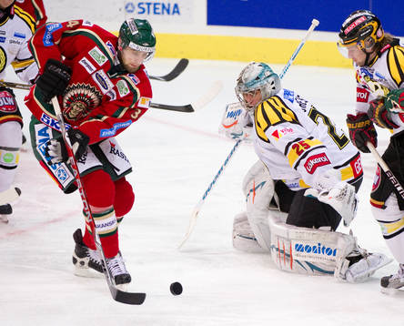 Pavel Skrbek, Frölunda, Thomas Greiss, målvakt, Brynäs