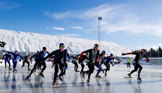 Skridsko, masstart, 10000 meter final, SM-veckan i
