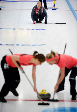 Curling, dam,  final, SM-veckan i Sundsvall,  Skellefteå