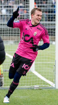  Logi Valgardsson, IFK Göteborg, jubel.