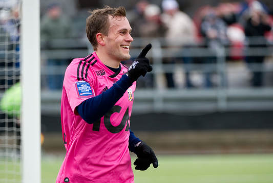  Logi Valgardsson, IFK Göteborg, jubel.