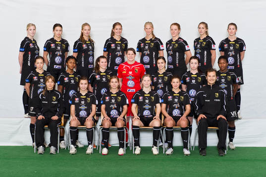 Bakre raden fr v: Anna Paulson, Elin Landström, Alexandra