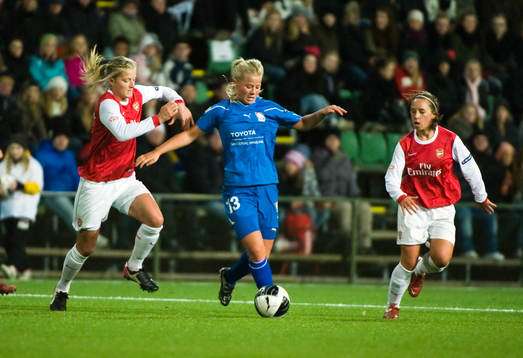 Fotboll, Dam, UEFA Champions League, kvartsfinal,