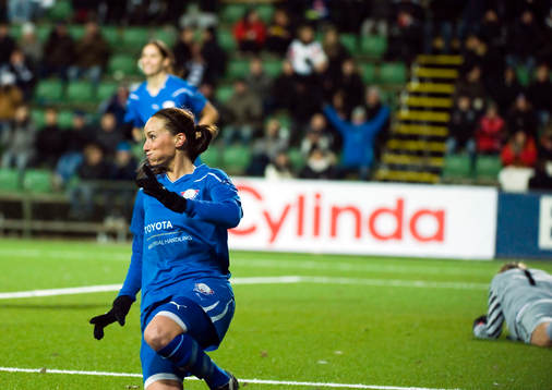  Kosovare Asllani, glädje, jubel.