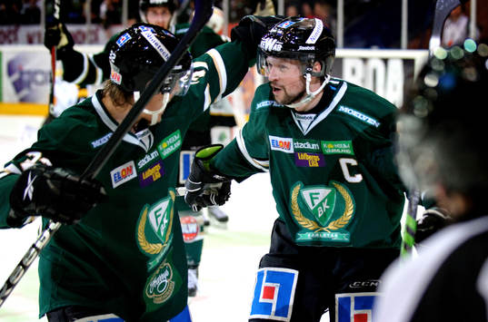 Rickard Wallin, Färjestad, jubel