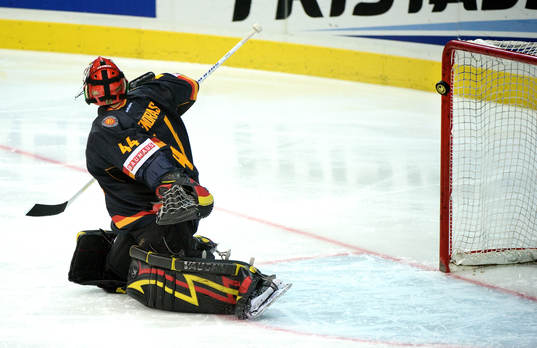 Dennis Endras, målvakt, Tyskland, stolpträff, stolpe