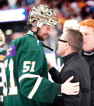 Rickard Wallin, Tommy Samuelsson, tränare, Färjestad.