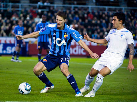  Joel Perovuo, Djurgården och Jiloan Hamad, Malmö