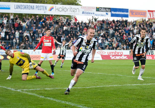  Fredrik Svanbäck, jubel, Landskrona