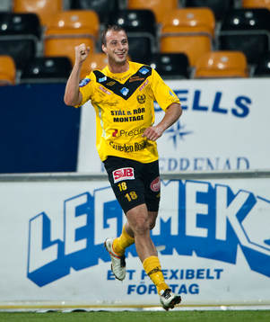 Pär Ericsson, Mjällby, jubel