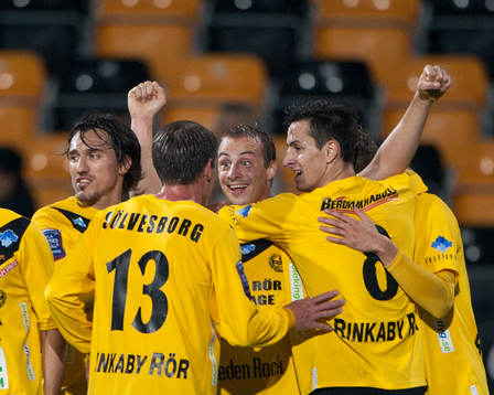 Pär Ericsson, Mjällby, jubel