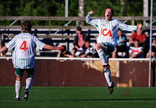  Ivan Ottordahl, Västra Frölunda, jubel.