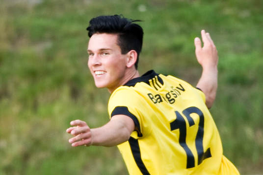  0-1 André Bengtsson, jubel.