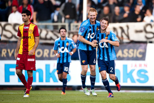  Jani Lyyski och Joona Toivio, Djurgården jubel.