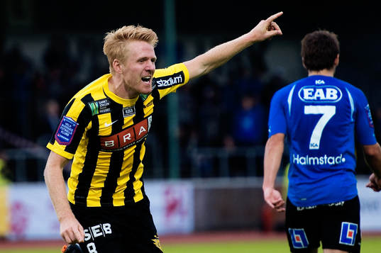  Josef Karlsson, Häcken, jubel.