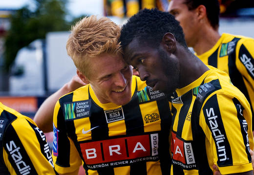  Josef Karlsson, Dioh Williams, Häcken, jubel.