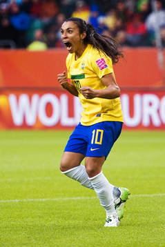  Marta, Brasilien, jubel, glädje.