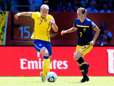  Sara Larsson, Sverige, Heather Garriock, Australien.
