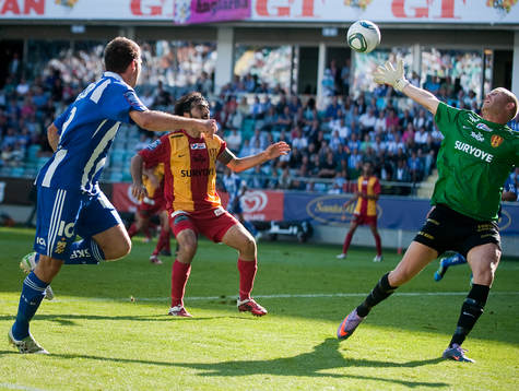 Stefan Selakovic, Göteborg, gör 3-0 bakom Christian