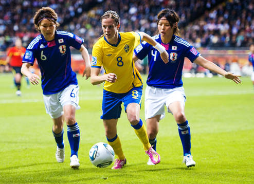 Mizuho Sakaguchi, Japan, Lotta Schelin, Sverige, Saki
