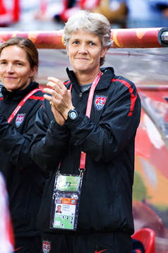 Pia Sundhage, förbundskapten, USA