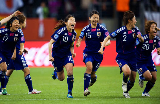 Japan, jubel, VM-guld, guld