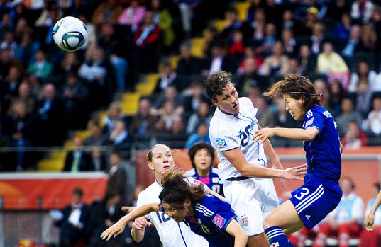 Abby Wambach, USA, Azusa Iwashimizu, Japan