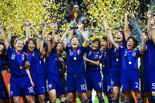 Japan, jubel, VM-guld, guld