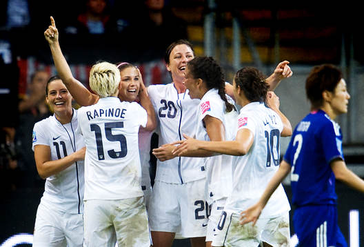 Alex Morgan, USA, jubel, 0-1