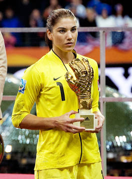Hope Solo, målvakt, USA, guldhandsken