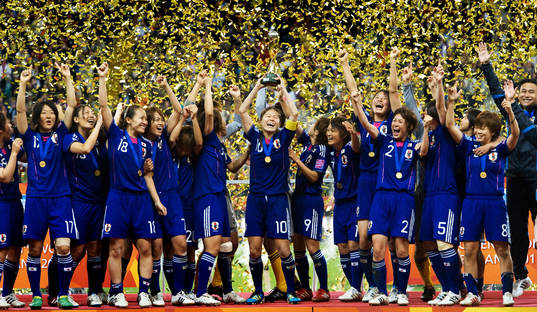 Japan, jubel, VM-guld, guld