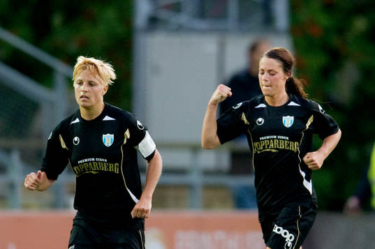  Lisa Ek, Johanna Almgren, Kopparbergs/Göteborg, jubel, 1-1