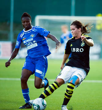  Perpetua Nkwocha, Sunnanå och Hanna Folkesson, AIK.