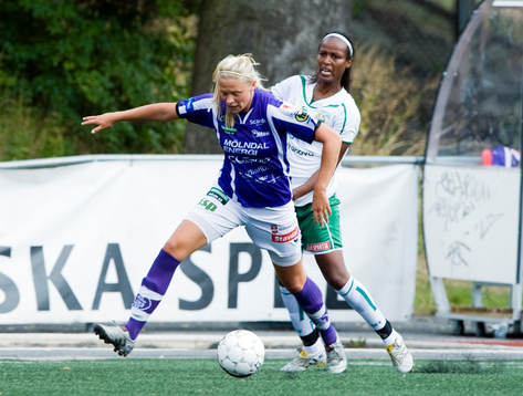  Fridolina Rolfö, Jitex och Hodan Siid Ahmed, Hammarby.