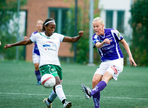  Hodan Siid Ahmed, Hammarby och Annica Sjölund, Jitex.